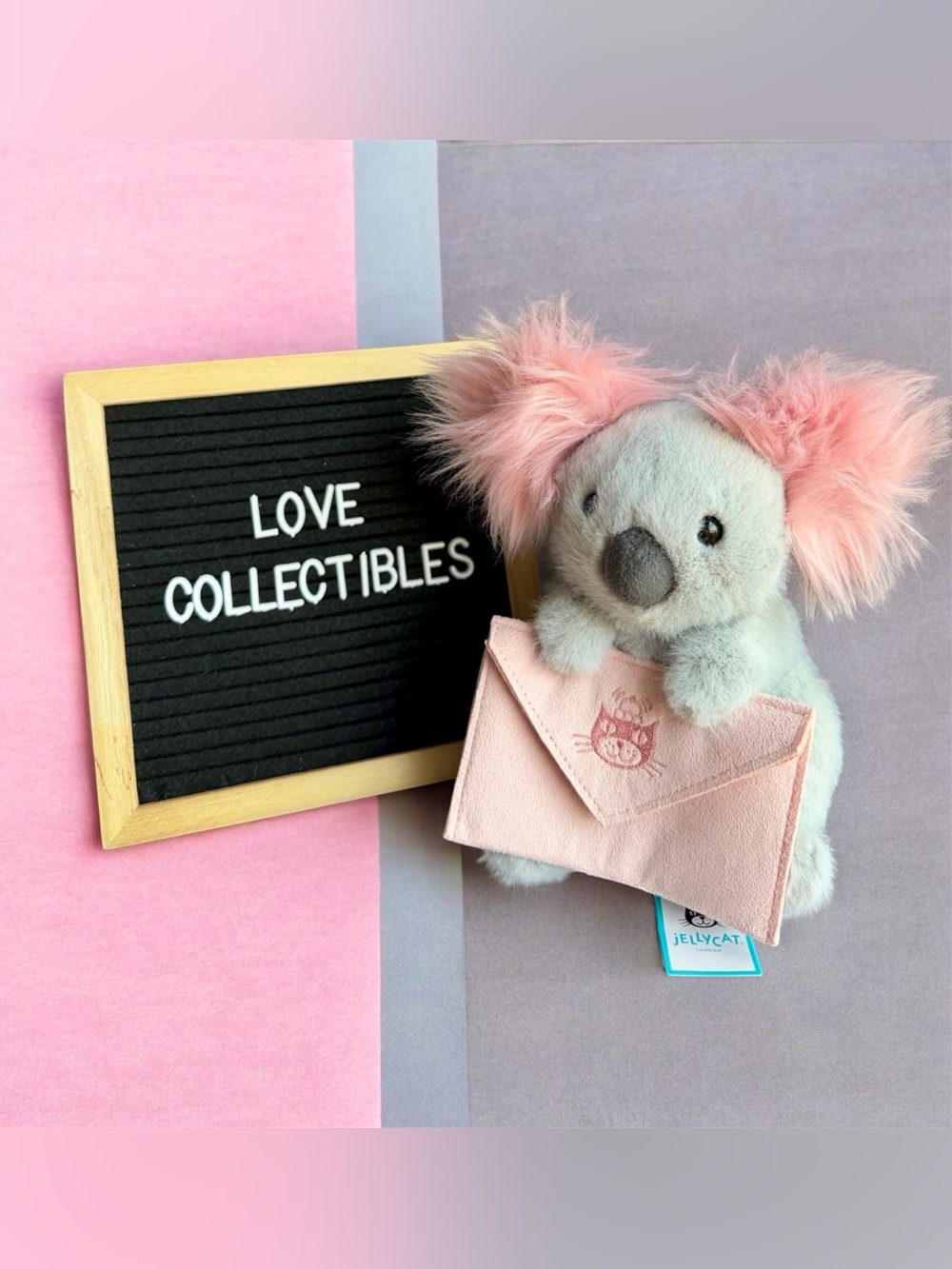 Authentic Jellycat Koala with Message